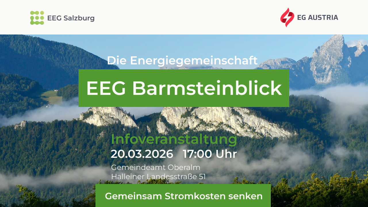 EEG Barmsteinblick, Ankündigung Informationsabend