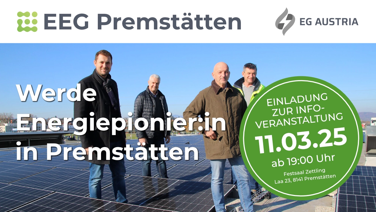 EEG Premstätten, Ankündigung Informationsabend