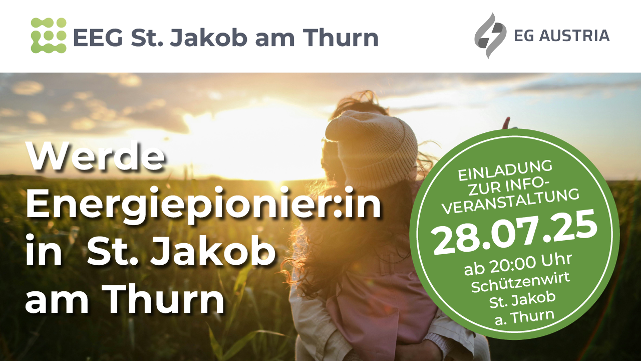EEG St. Jakob am Thurn, Ankündigung Informationsabend