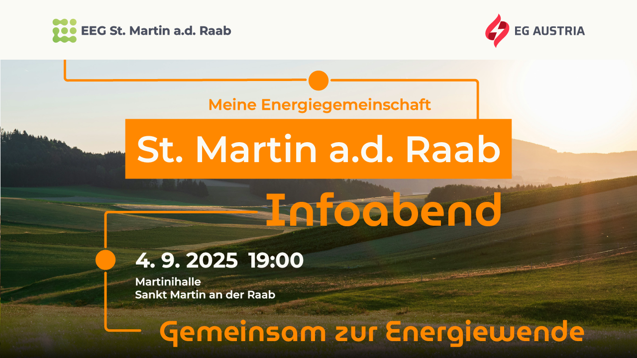 EEG St. Martin an der Raab, Ankündigung Informationsabend