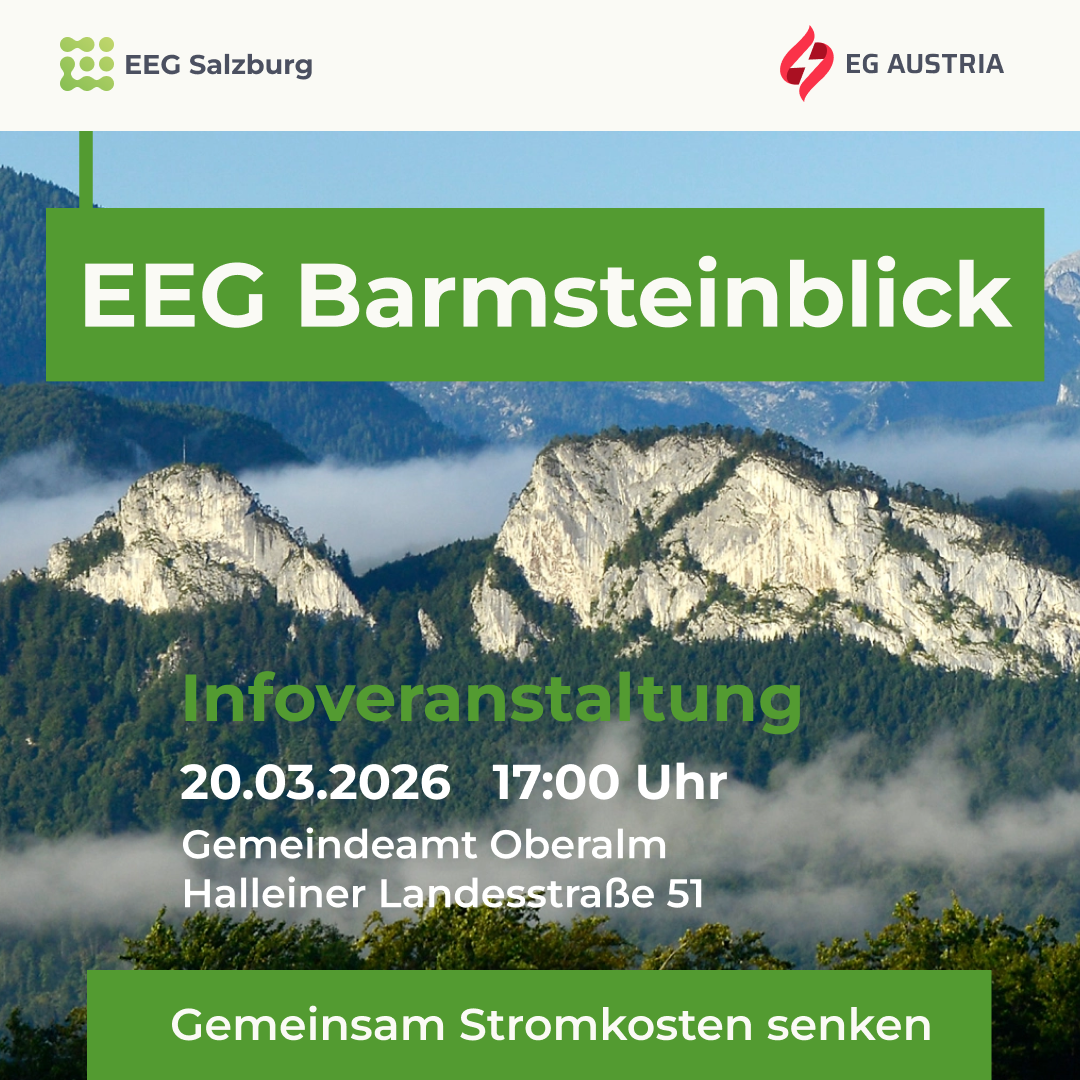 Infoveranstaltung EEG Barmsteinblick Oberalm